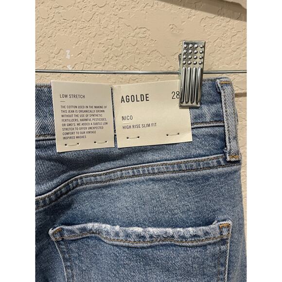 AGOLDE Nico High-Rise Slim Jeans Size 28 - Picture 10 of 10